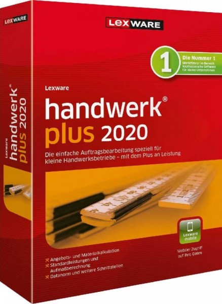 Lexware Handwerk Plus 2020, 365 Tage Laufzeit, Download