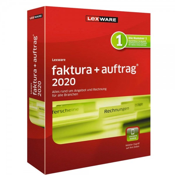 Lexware Faktura+Auftrag 2020, 365 Tage Laufzeit, Download