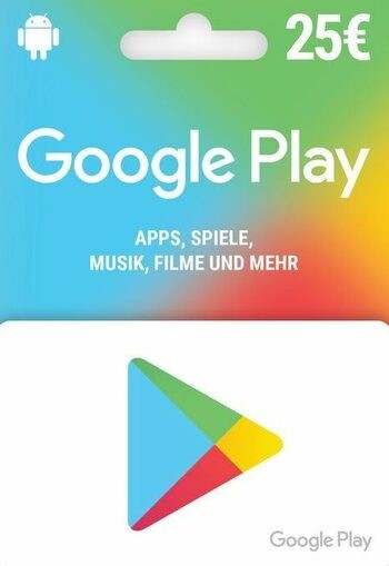 Google Play Gift Card 25 EUR - Google Play Key - Germany