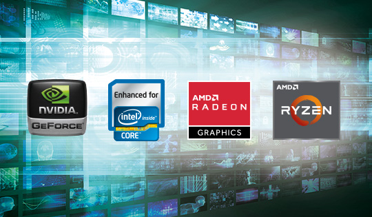 PowerDirector bietet beispiellose Leistung beim Rendern von HD- und 4K-Videos mit CPU/GPU-Leistungssteigerungen