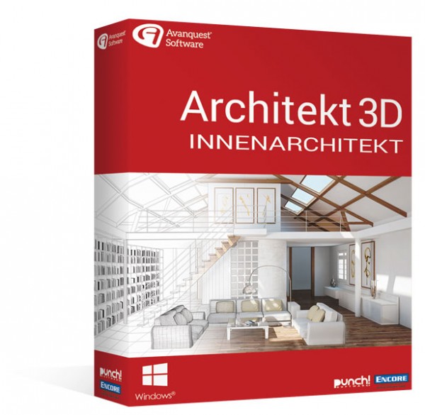Avanquest Architekt 3D 20 Innenarchitekt Windows