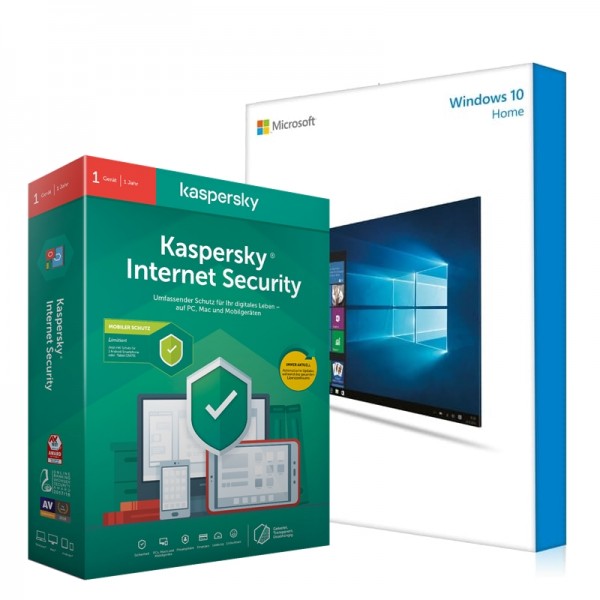 Windows 10 Home + Kaspersky Internet Security 2020