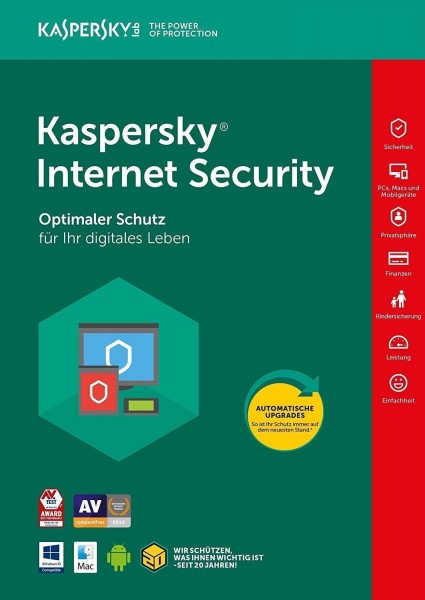 Kaspersky Internet Security 2022 Multi Device PC MAC Smartphone Tablet