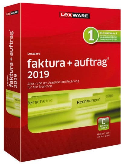 Lexware Faktura+Auftrag 2019, 365 Tage Laufzeit, Download