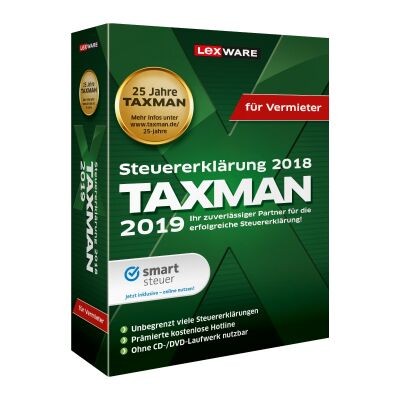 Lexware Taxman 2019 für Vermieter