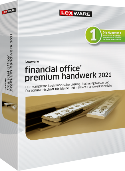Lexware Financial Office Premium Handwerk 2021, 365 Tage Laufzeit, Download