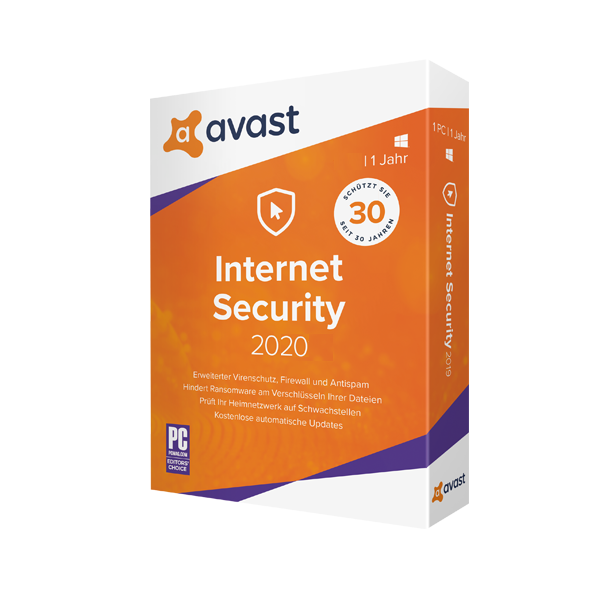 Avast Internet Security 2022 inkl. Upgrade auf Premium Security