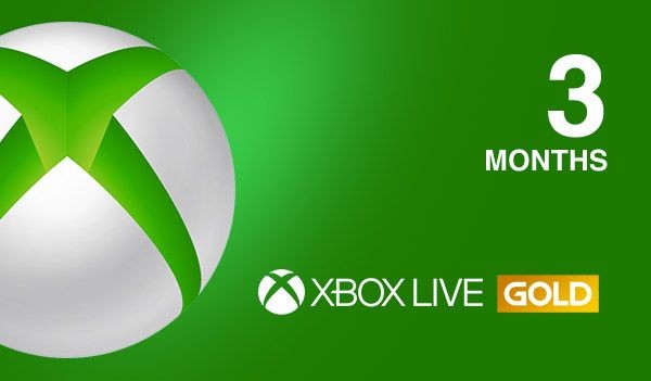 Xbox Live GOLD Subscription Card 3 Months Xbox Live GLOBAL